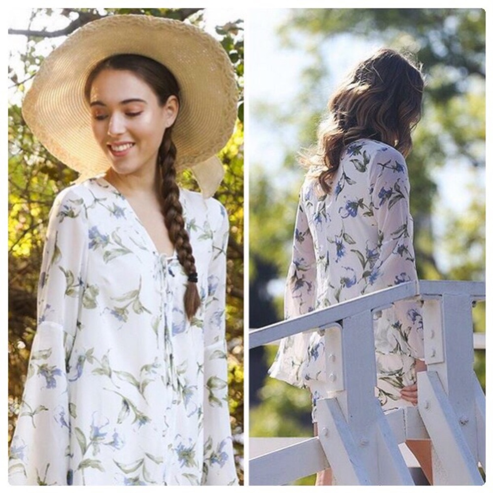 Kylie Blue Florals Tunic - Picture 5 of 7